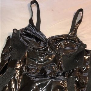 House of Cb Faux Leather Dress